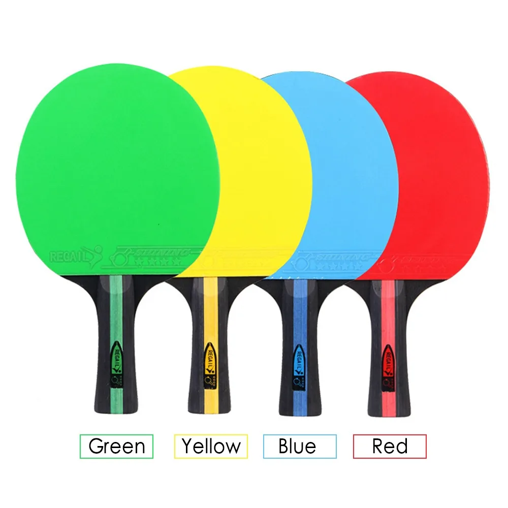 Palas de ping pong doble cara – Juego de tenis de mesa con funda - imagen 4