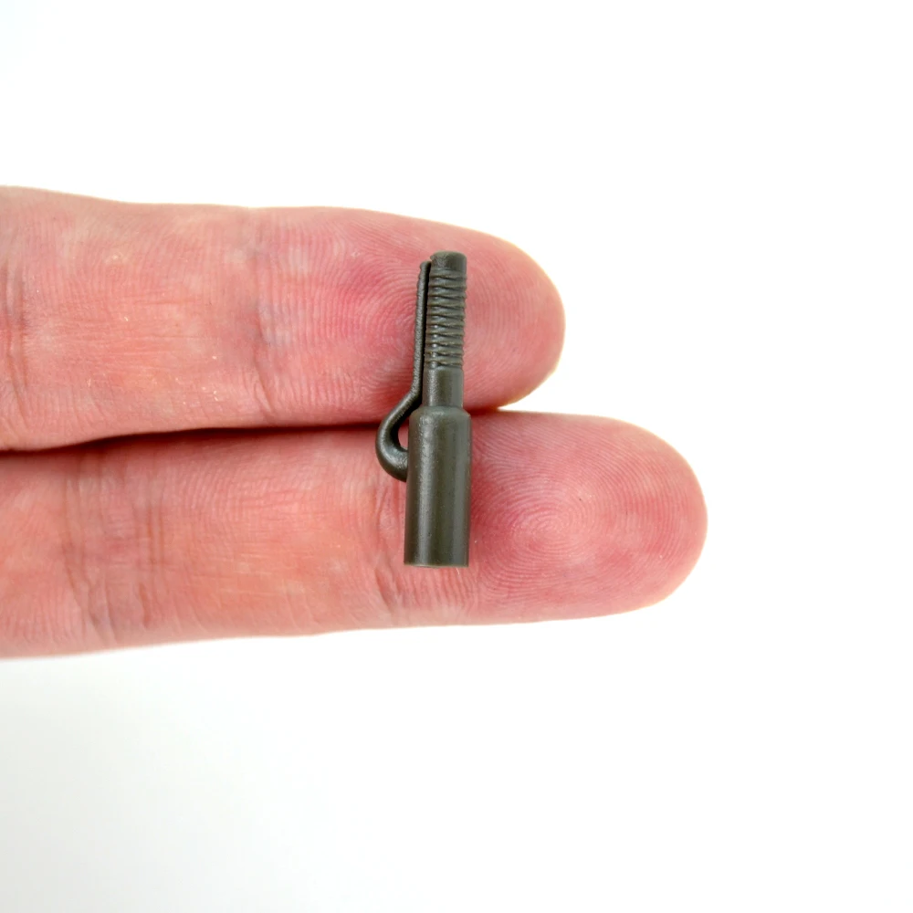 Clips de plomo de seguridad para pesca de carpa, 20 unidades, Clips a presión de cambio rápido para aparejos de pesca de carpa, AG032 - imagen 2