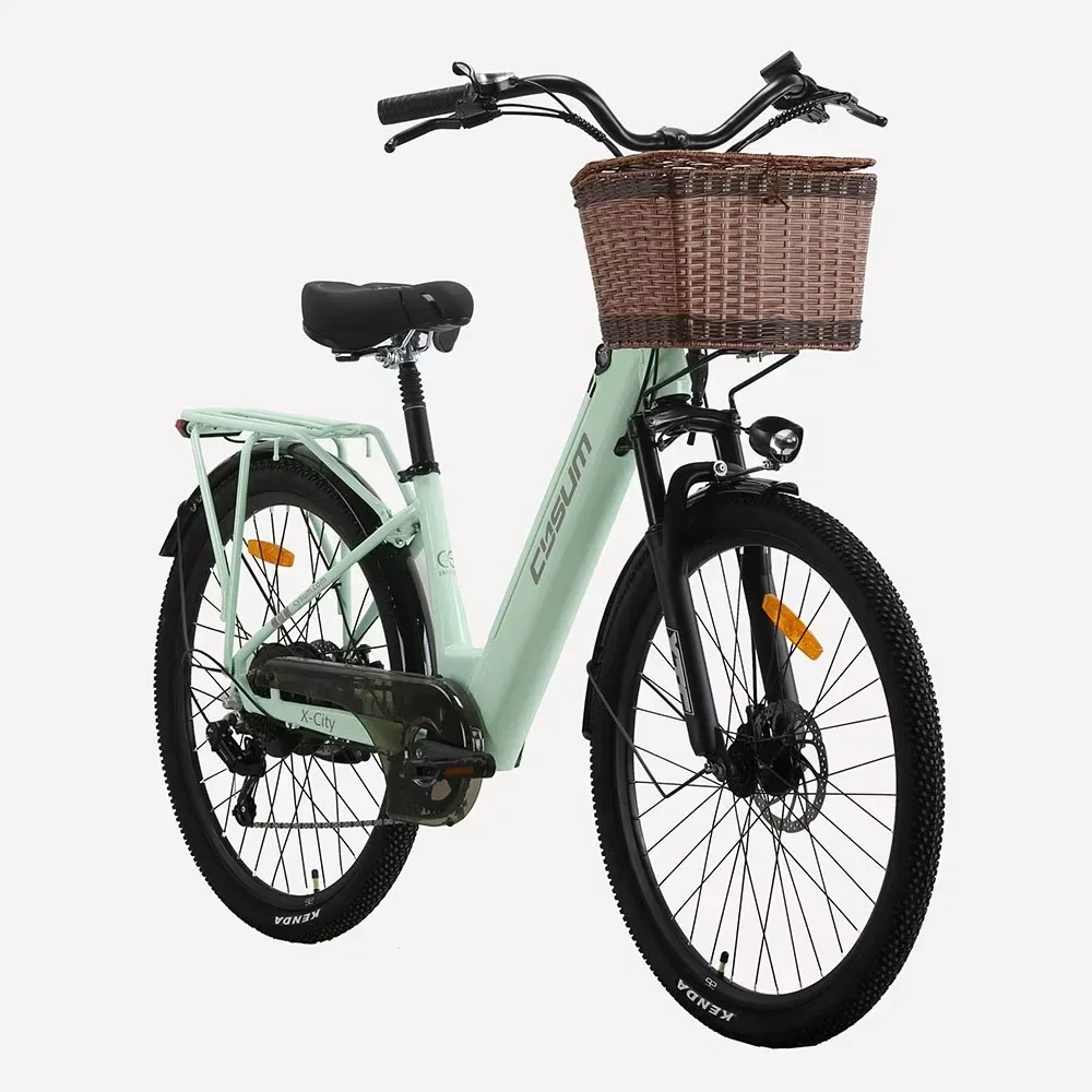 CYSUM X-City Bicicleta Eléctrica Urbana 26'' Batería Extraíble - imagen 5