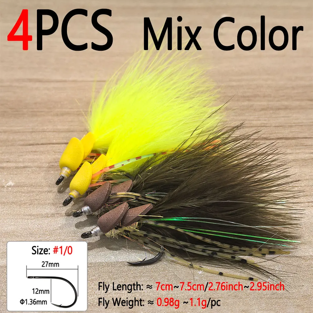 4pcs Mix Color