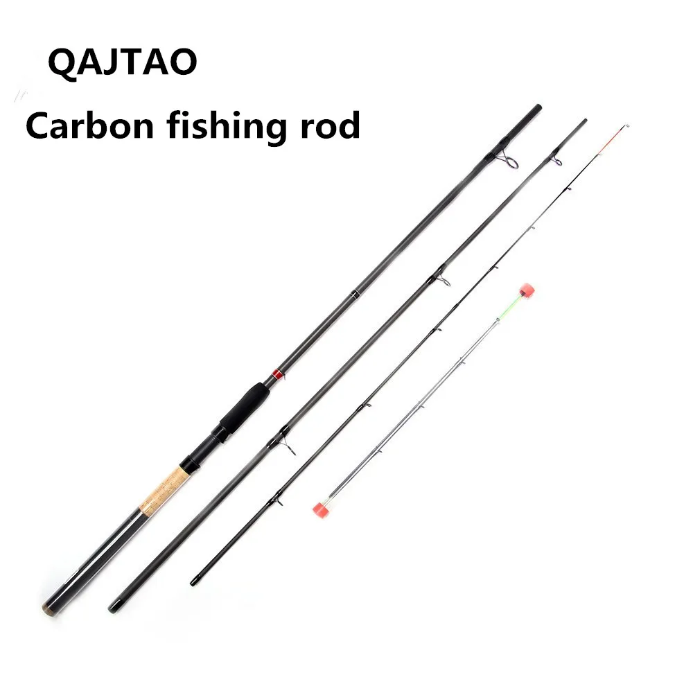 Caña Feeder Carbono 3 tramos – Puntas intercambiables para mar y lance