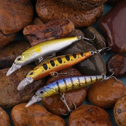 WALK FISH-señuelo de pesca de pececillos, 1 piezas, suspendido, 75MM/5,3G, Wobblers, Artificial, japonés, profesional, duro, para invierno