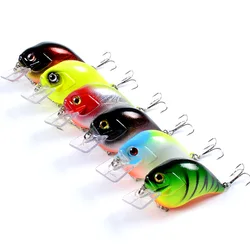Señuelo de pesca con manivela, cebos duros artificiales de 7,5 cm/15,2g, Crankbait Jerkbait Wobbler, aparejos de pesca, buenos anzuelos triples, 1 ud.