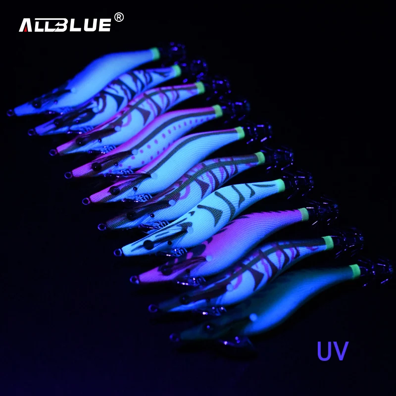 Kit Eging luminiscente ALLBLUE – Señuelo calamar hundimiento lento - imagen 3