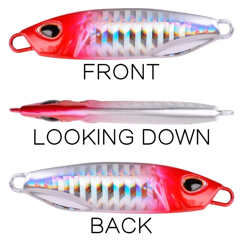 Jigs metálicos japoneses para jigging de lubina - imagen 2