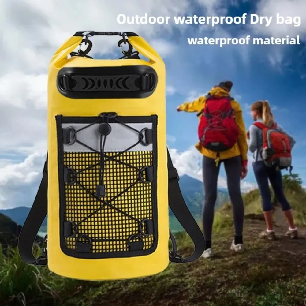 Bolsa PDry impermeable de 10L, 20L, 30L, bolsa deportiva de gran capacidad, bolsa para surf, canotaje, paquete de PVC, mochila para deportes acuáticos y natación, mujeres y hombres - imagen 5