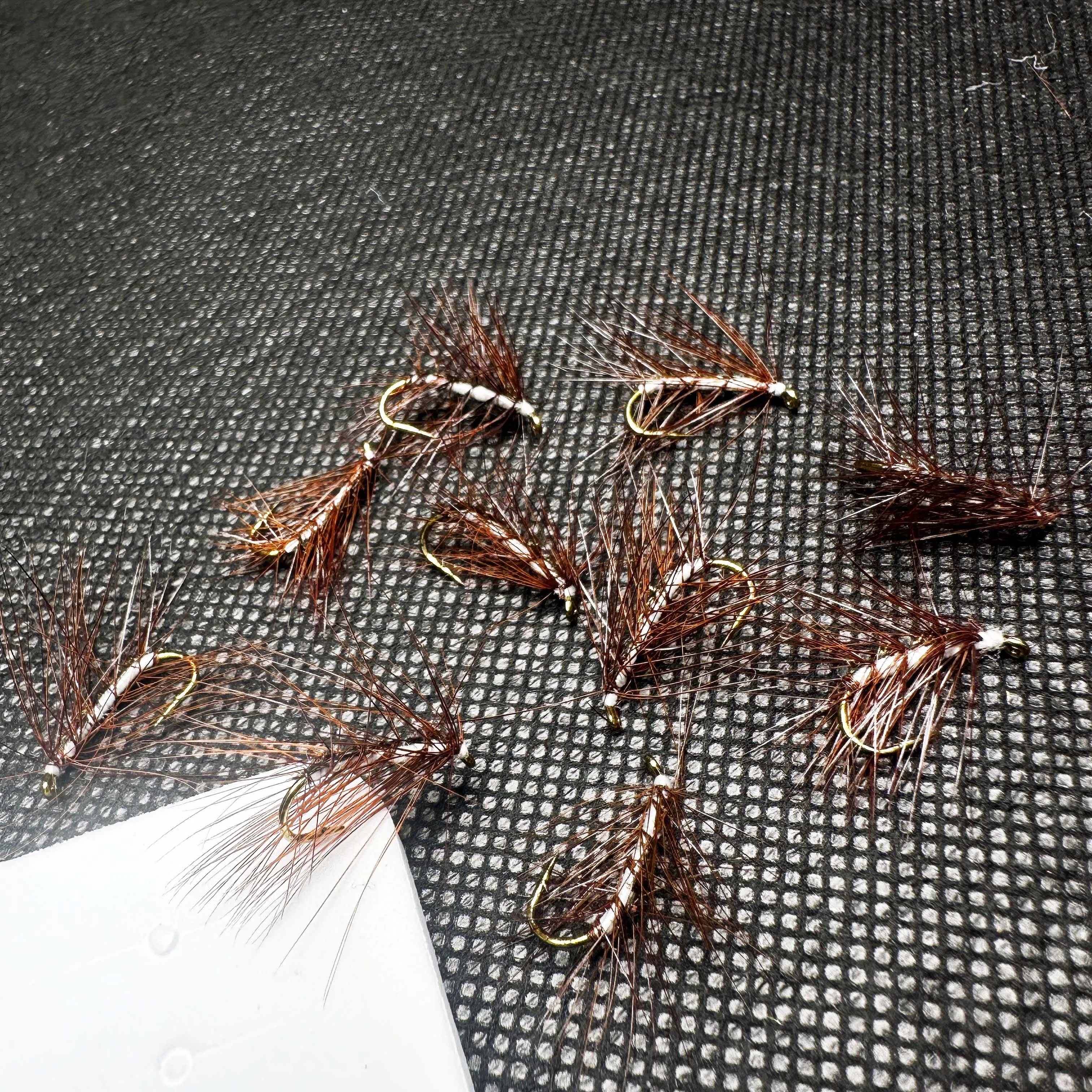 Señuelo de mosca Caddis de alce alado húmedo/seco para trucha - imagen 4