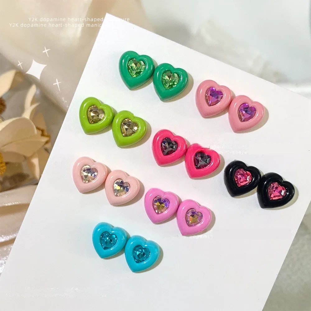 Manicura de 1/2/3 piezas, 1,1x1,1 cm, diseño único, belleza duradera, fácil de usar y llevar, no es fácil de romper - imagen 3