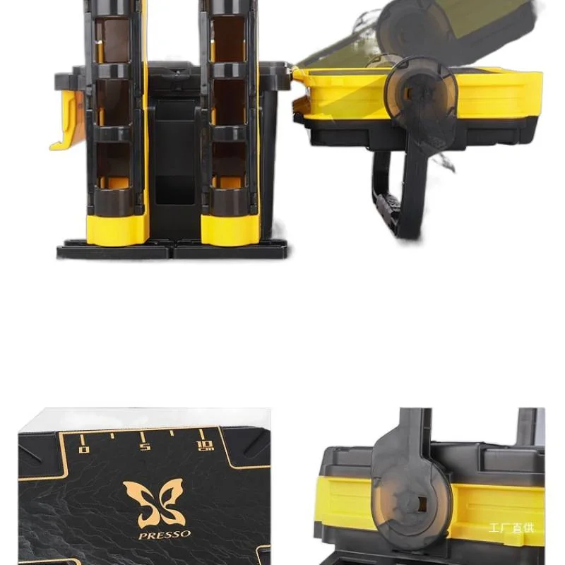 Caja de pesca Luya multifuncional con portacañas – Asiento ultraligero - imagen 5