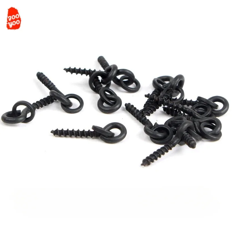 Pin carpintero pesca carpas con agarre bloqueo negro mate