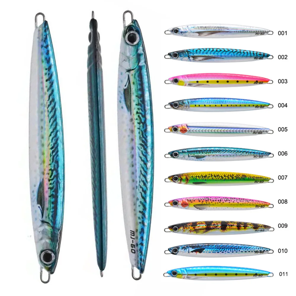 Técnica de jigging de orilla lenta con señuelo metálico