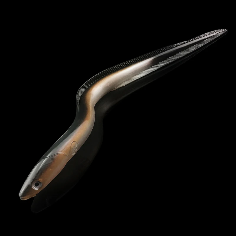 Señuelos de pesca artificiales de Anguila WEIHE, cebos blandos con olor realista, aparejos de señuelos artificiales de 30cm/58g - imagen 3