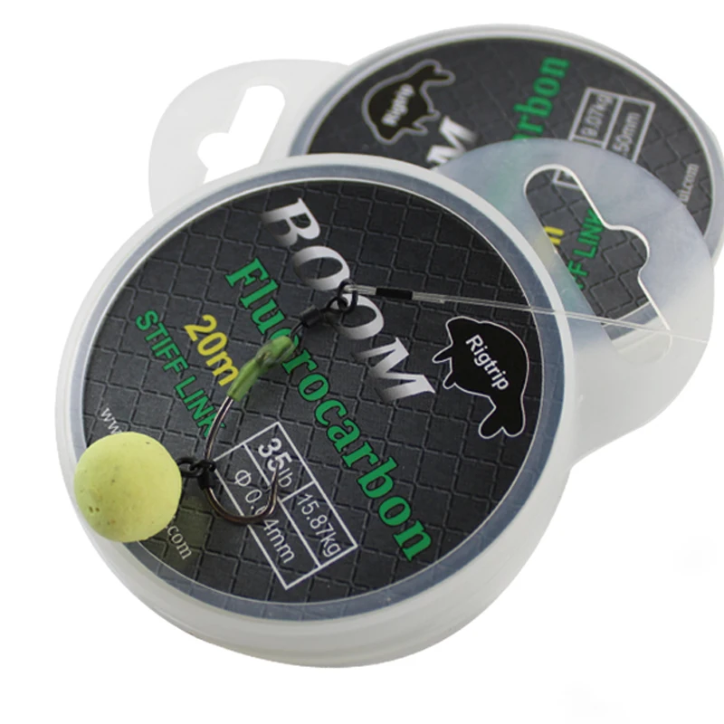 Hooklink Boom fluorocarbono – Enlace rígido para feeder carpa - imagen 2