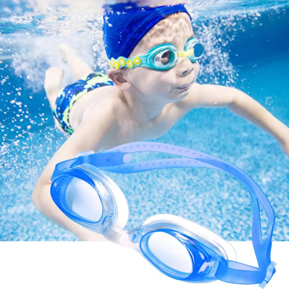 Gafas de natación para niños, gafas de natación de verano con lentes de alta claridad, gafas de buceo, protección UV con correa elástica - imagen 3