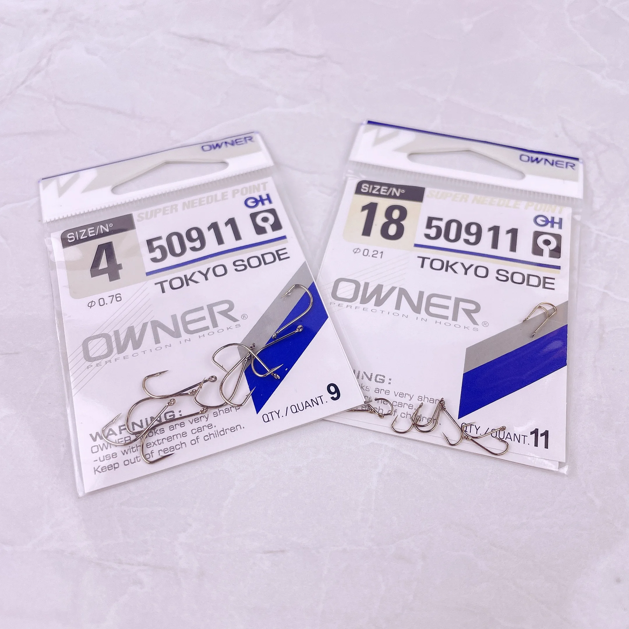 50911 Anzuelos de pesca Sode, aparejos de cebo afilados de acero rico en carbono con púas negras, fuertes