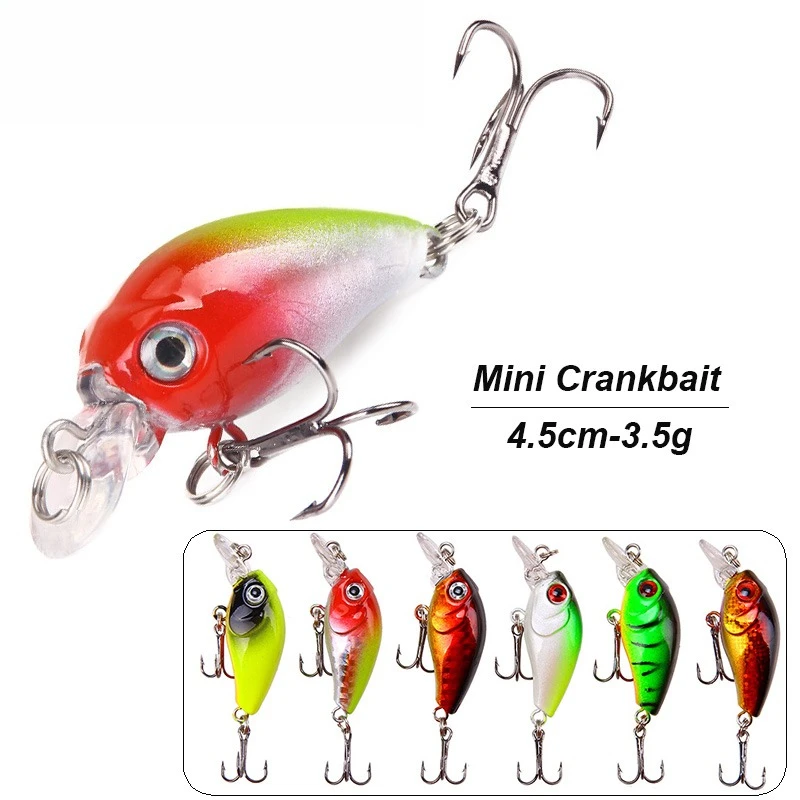Crankfish Señuelo oscilante 4,5cm – Cebo duro artificial para carpa