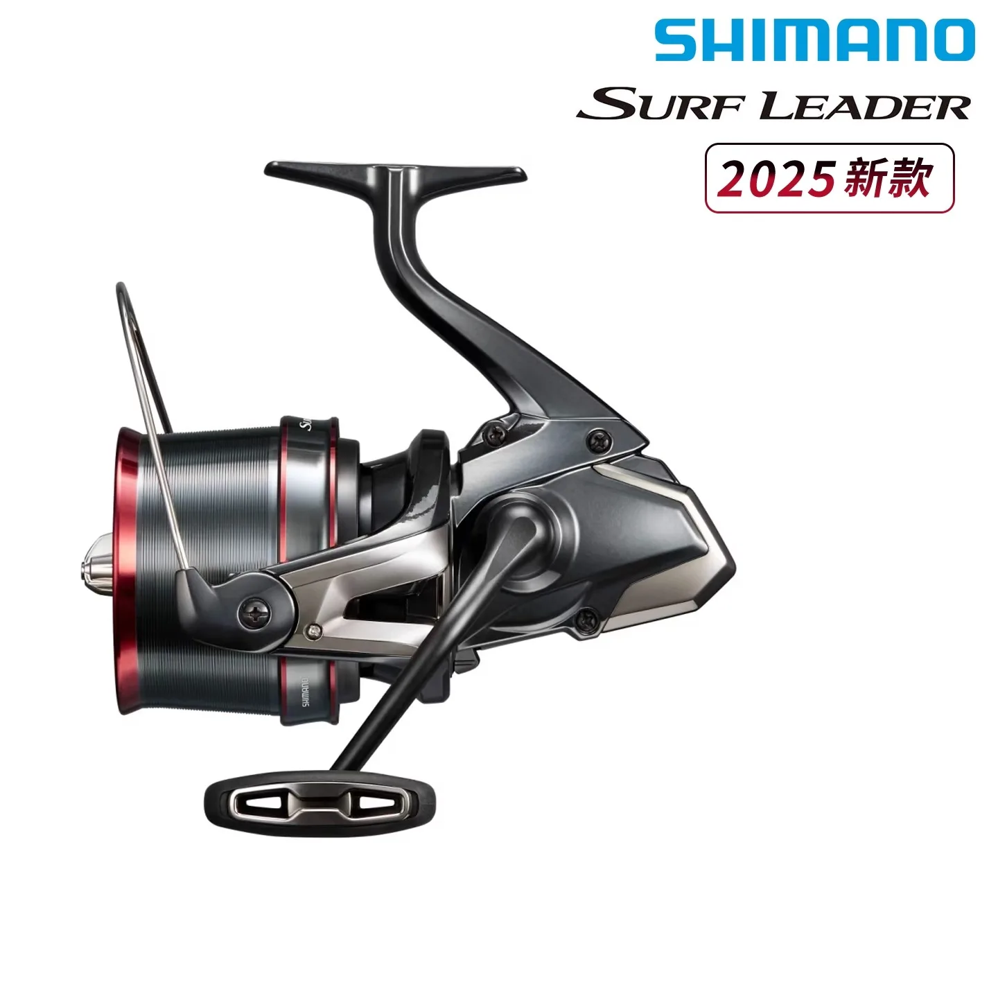Shimano Surf Leader - vista frontal del carrete de surfcasting