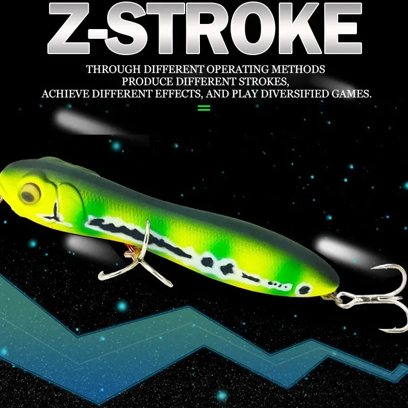 IMAKATSU Trairao-señuelo de pesca, anzuelo triple, cebo Artificial realista, Wobblers de superficie, 10cm, 16g - imagen 5