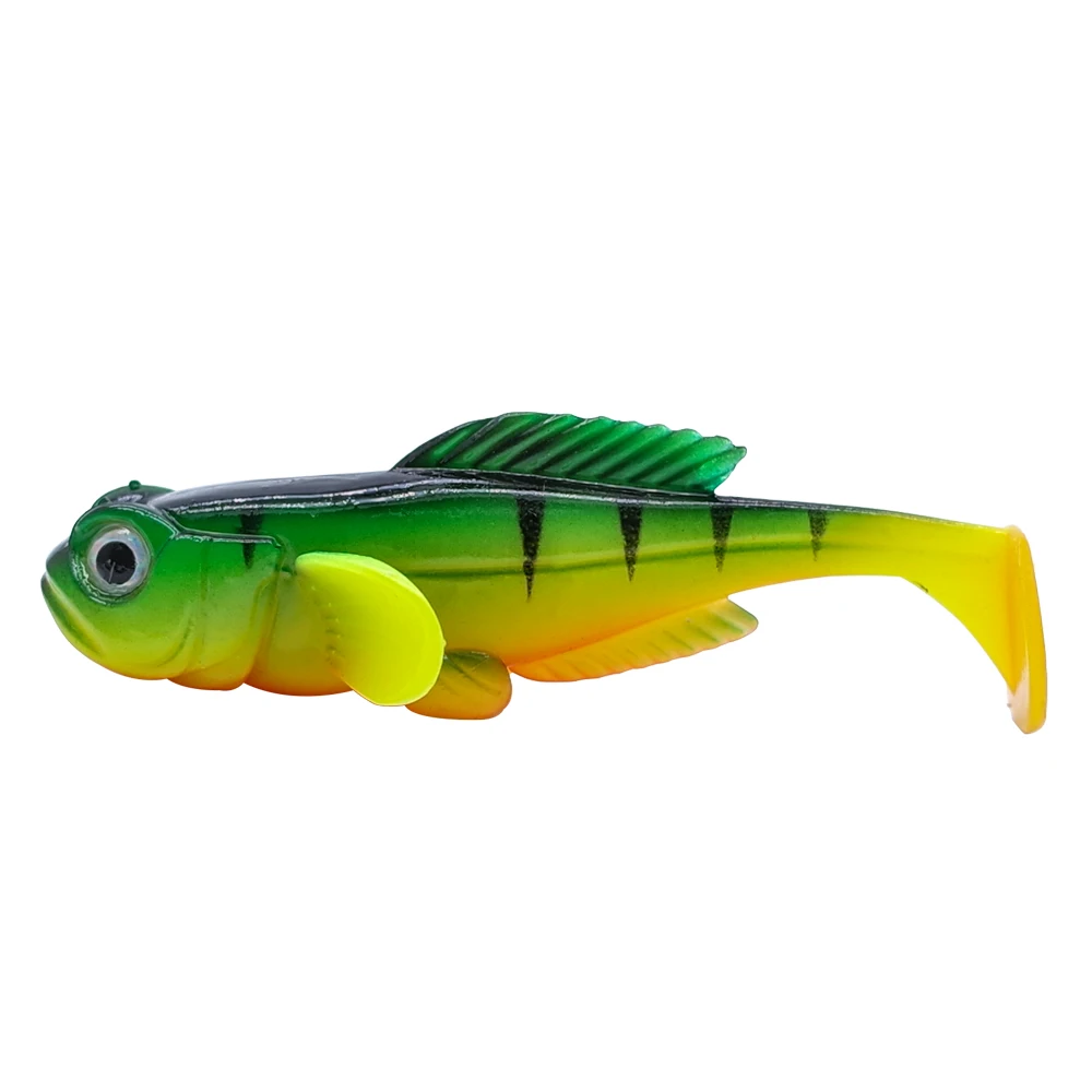 5 unids/pack Goby Paddle cebo suave 80mm 9,5g nuevo Swimbait diseño Ultra realista señuelo de pescado el mejor señuelo de pesca Softbait detallado - imagen 4