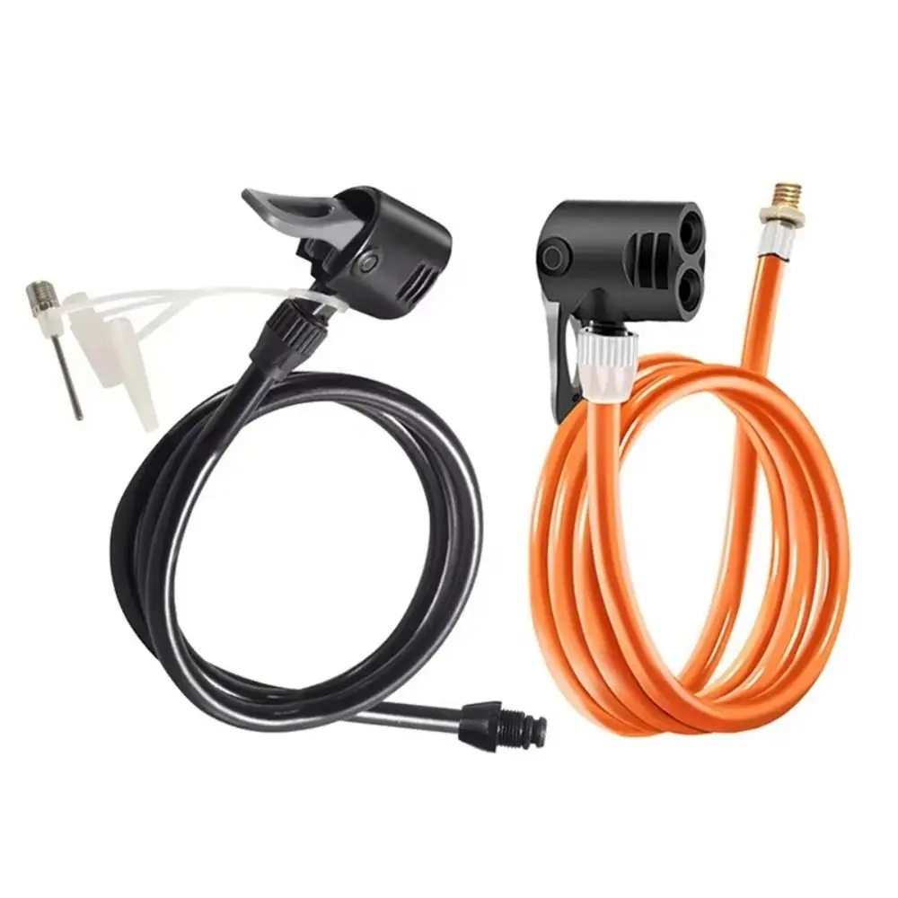 Tubo de extensión de bomba de aire de bicicleta de 80/120CM, conector de bomba de aire anticongelante resistente al calor, manguera de bomba de aire Universal de goma TPU - imagen 5