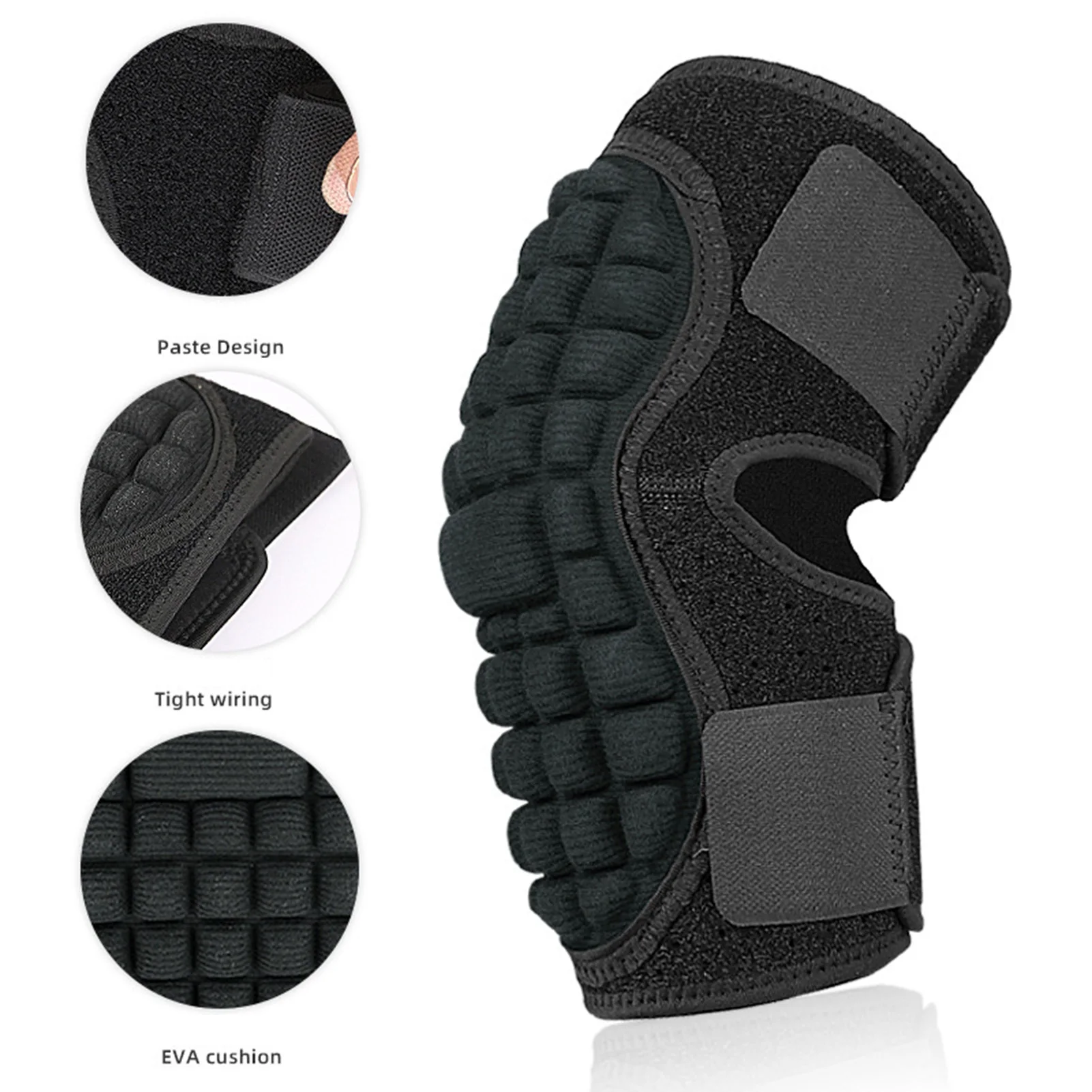 Manga de codo deportiva para adultos con diseño de panal soporte de brazo de compresión transpirable para correr Fitness entrenamiento de fuerza - imagen 5