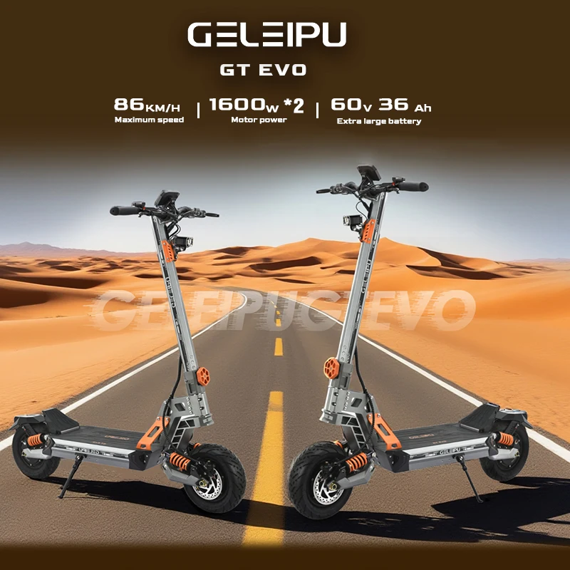Patinete eléctrico GELEIPU GT EVO – Motor dual todoterreno - imagen 4