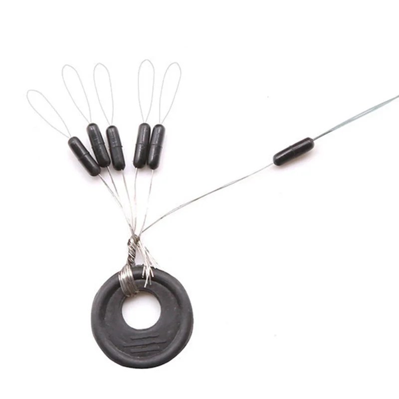 Juego de bolas espaciales de goma de alta calidad, accesorios de pesca con mosca marina, cebo giratorio, herramienta deportiva para peces, carpa facial, 60 piezas, 10 grupos - imagen 3