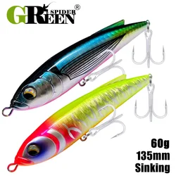 GREENSPIDER Slow Pitch Jig para Atún – Agua salada