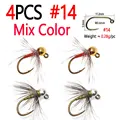 4pcs Mix Color Sz 14