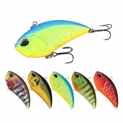 ALASICKA 5,4 cm/14,5g 5 colores ABS plástico VIB 3D ojo de pez imitación camino corredor señuelo con plomo fundición larga agua completa señuelo biónico