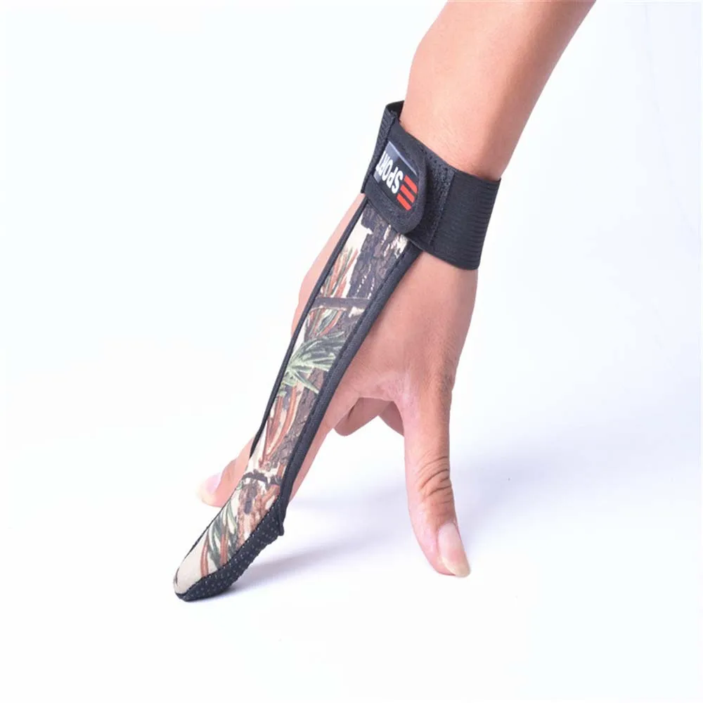 Equipo de pesca con yemas de los dedos desnudos, herramienta de pesca, Protector de un solo dedo, accesorios de pesca, guantes de pesca, guante de fundición con un dedo - imagen 2