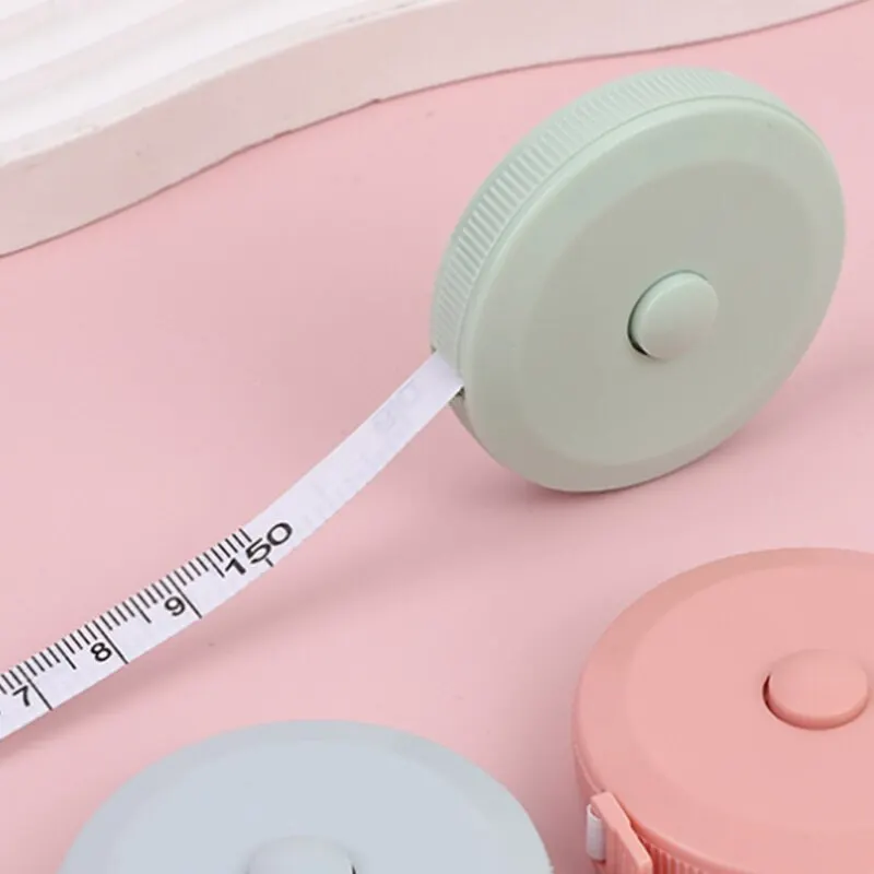 Herramienta de medición corporal de doble costura, medida flexible de 1,5 metros, artesanía de sastrería atestiva, 60 pulgadas, 3 unidades - imagen 3