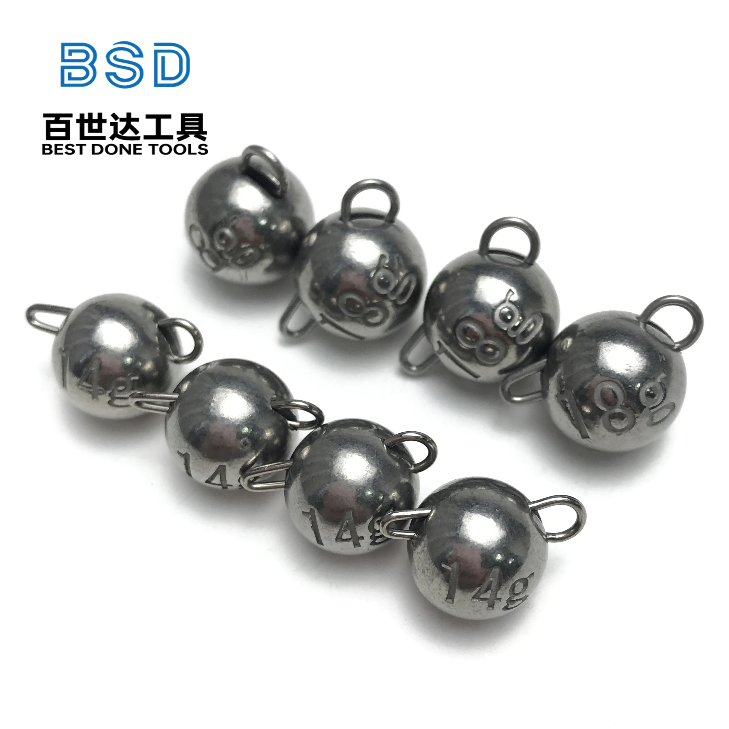 Pesca sólida Cheburashka Sinker 1g 1,5g 2g 3g 4g 5g 6g 7g 8g 10g 12g 14g 16g 18g 20g 30g naturaleza y colores Acces de pesca en hielo - imagen 5