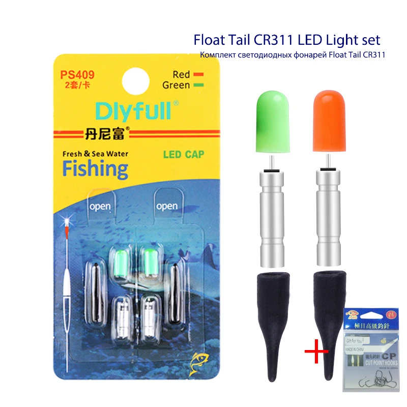Flotador electrónico con luz LED para pesca nocturna a la deriva