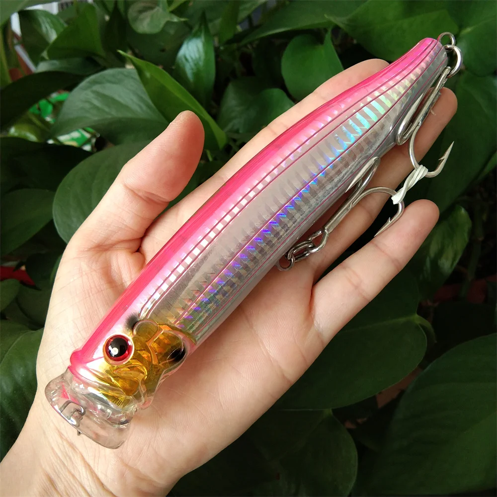 Noeby-señuelo de atún flotante, anzuelo duro de agua salada superior para pesca, NBL9246, 2 piezas, 150mm, 54g - imagen 4