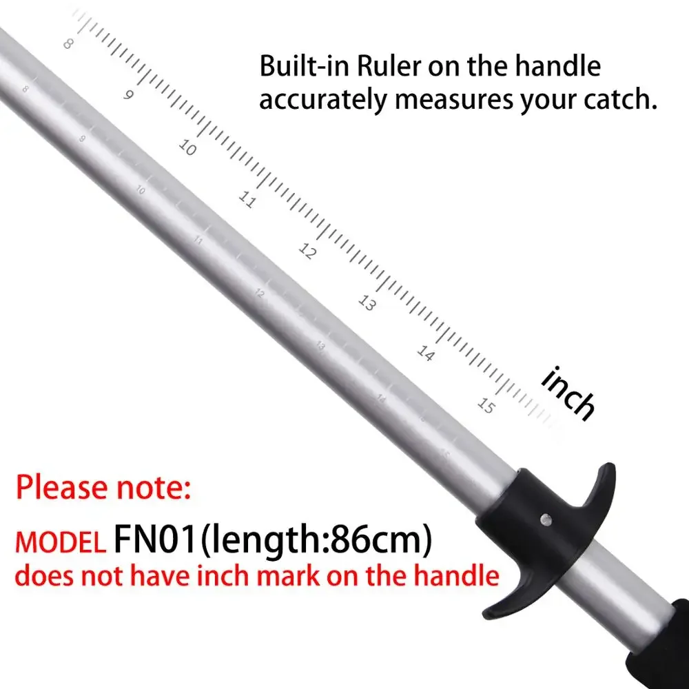 Red de Pesca Plegable Telescópica de Aleación de Aluminio Goture, 1 Pieza, 108 cm, Accesorio de Pesca, Novedad 2025 - imagen 4