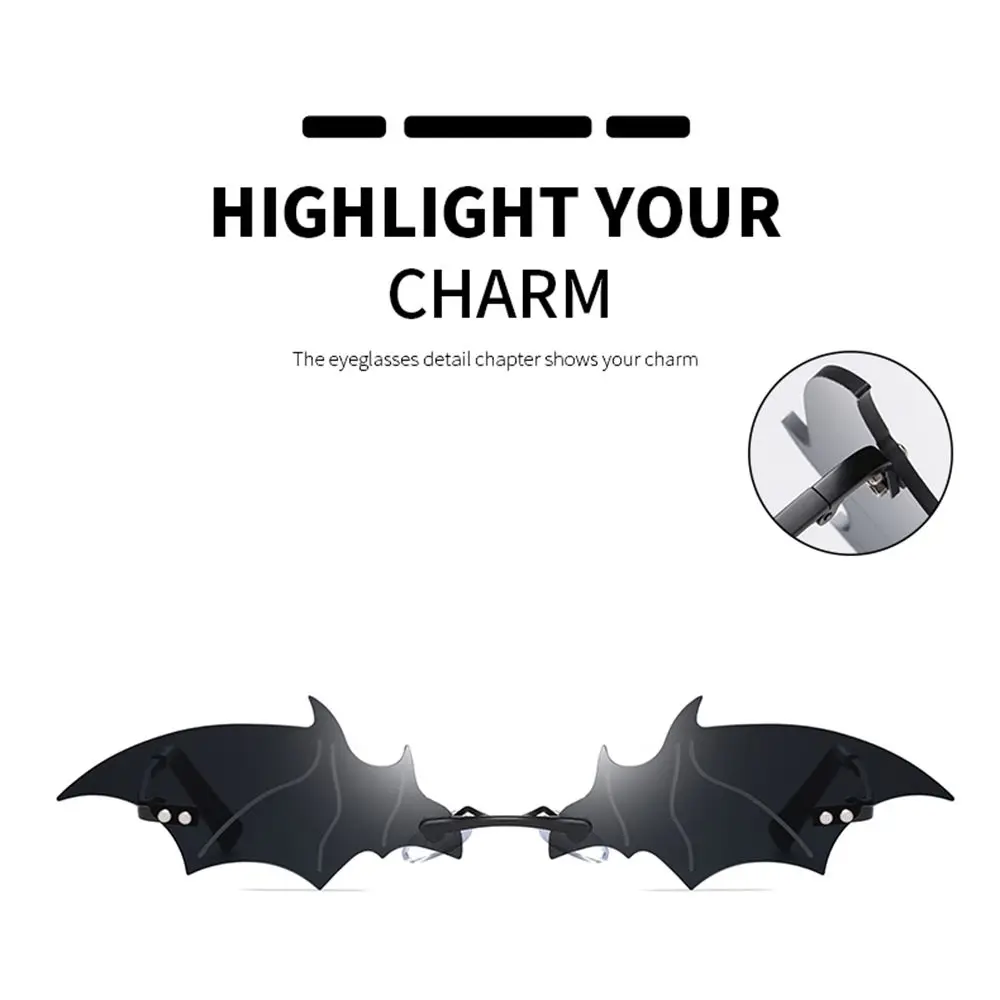 Moda UV400 Trending Ladies Eyewear Forma de murciélago Gafas de sol Lente de película verdadera Gafas de sol para mujer - imagen 4
