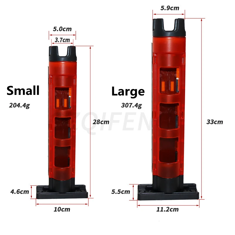 ZYZ-caja de aparejos de pesca, accesorios, taza de agua, soporte para caña de pescar, señuelo, estuche de almacenamiento Fakebait, herramienta de pesca portátil de alta calidad - imagen 2