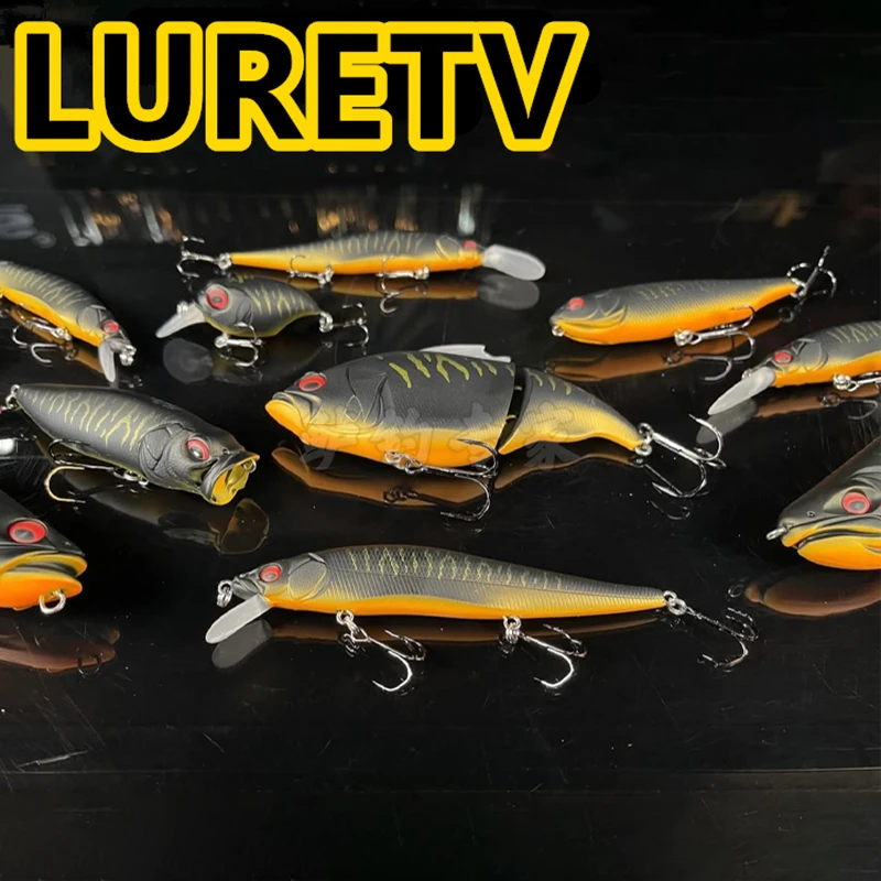 8064 7,5 cm11g1PCS LURETV mismo estilo vista serie SHIBUKIN TIGER cebo duro limitado pesca de lubina - imagen 2