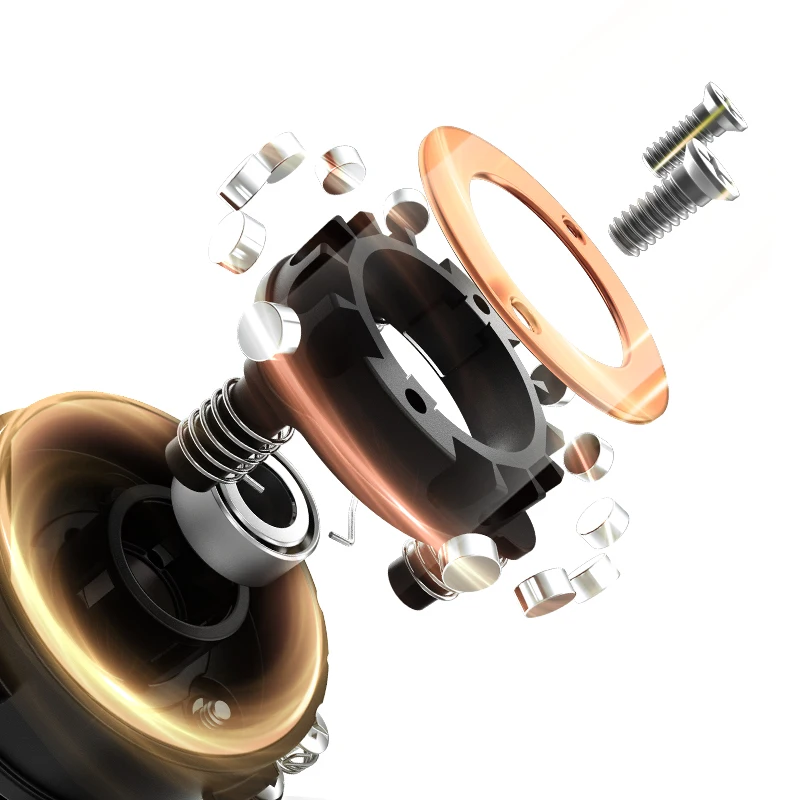 HISTAR Butterfly II BFS Y estándar 7,1: 1 alta relación 3 rodamientos 7g carrete ligero 155g carrete de pesca Baitcasting - imagen 3