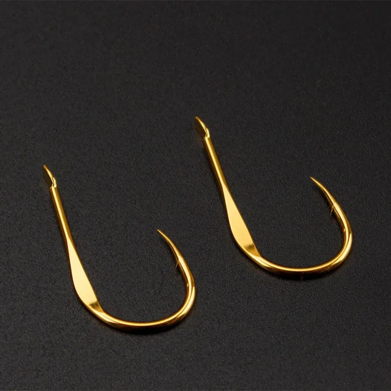1000 Uds. Anzuelo de Pesca de Color dorado fuerte, anzuelo de púas para carpa de agua salada, accesorios de Pesca frescos, venta al por mayor - imagen 4