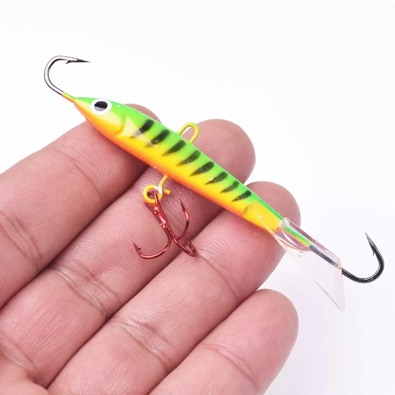 Señuelo de pesca en hielo para invierno, cebo de 8cm/18g, equilibrador de Jigging para lubina, Lucio, carpa, perca, aparejos de pesca, 1 ud. - imagen 2