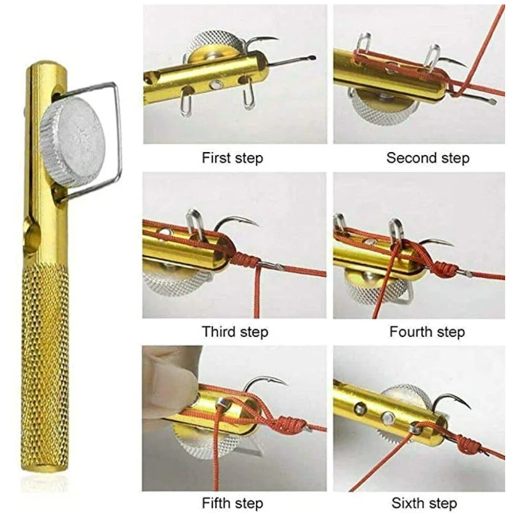 Nudo de pesca rápido con gancho de corte y pinza - imagen 4