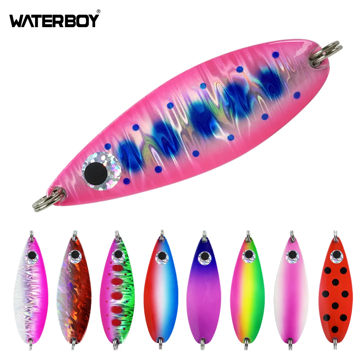 Cuchara WATERBOY 8cm – Señuelo metálico para pesca de salmón
