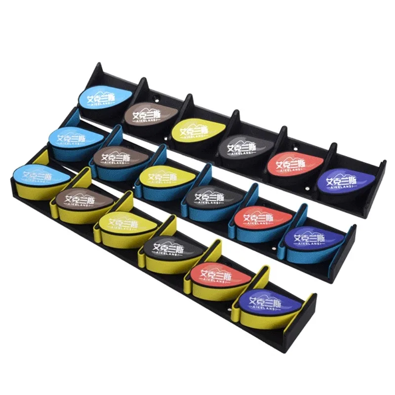 Soporte para caña de pescar Goture, estante Horizontal de 6 cañas, almacenamiento de plástico ABS, soporte de pared para caña de pescar para garaje - imagen 5