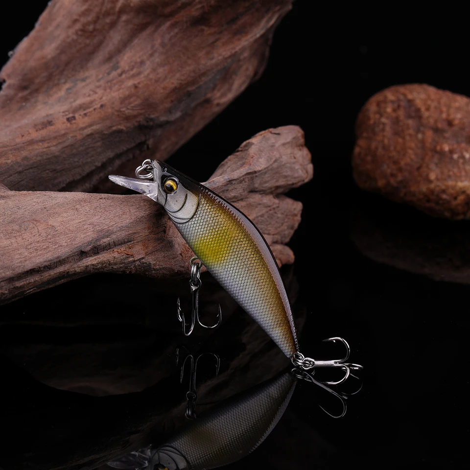 WALK FISH-señuelo de Pesca de 55mm y 5,2g, cebo duro Artificial para pececillos, trucha de agua dulce, Lucio, Japón - imagen 5