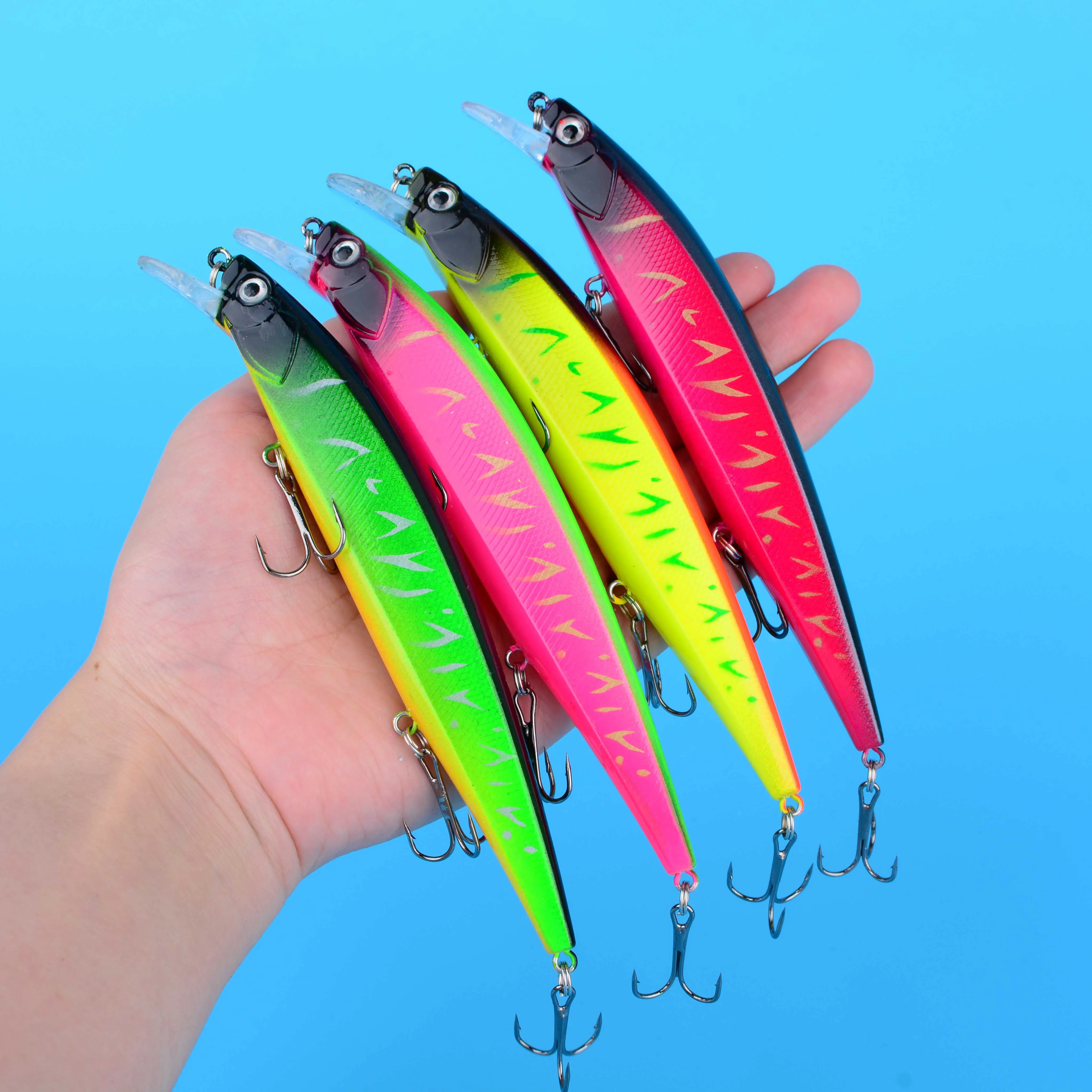 Jerkbait flotante 14cm Señuelo Wobbler para lubina y lucio - imagen 4