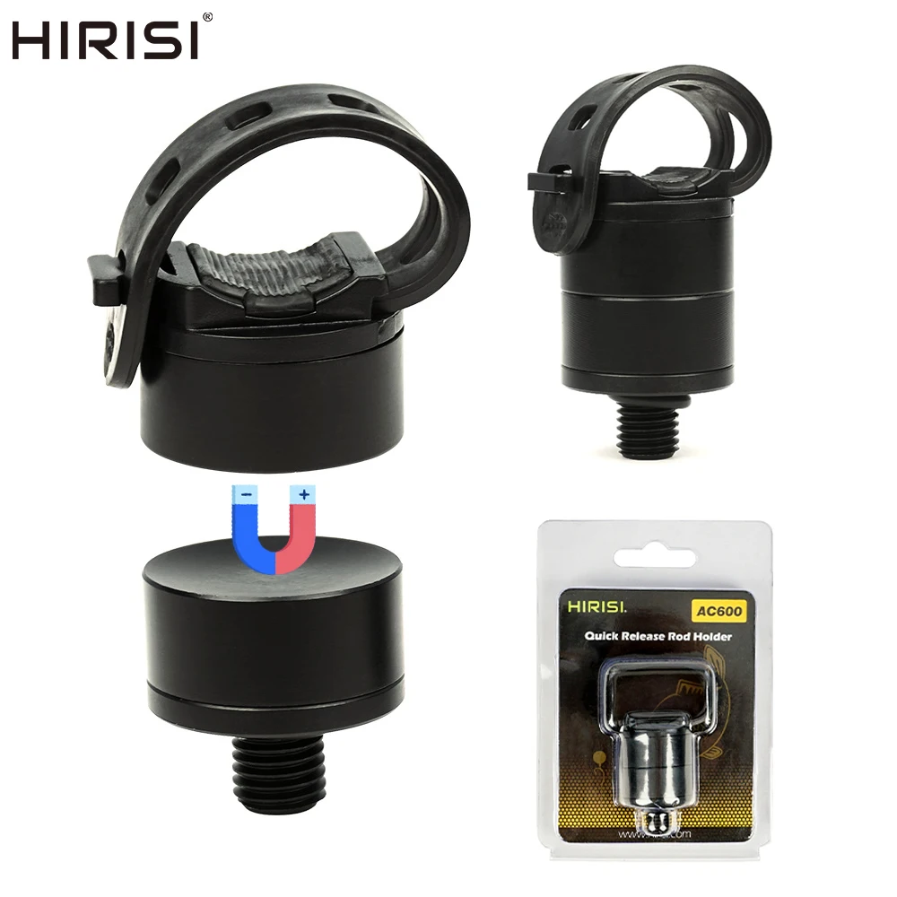 Hirisi AC600 Soporte Magnético Caña – Liberación Rápida con Correa