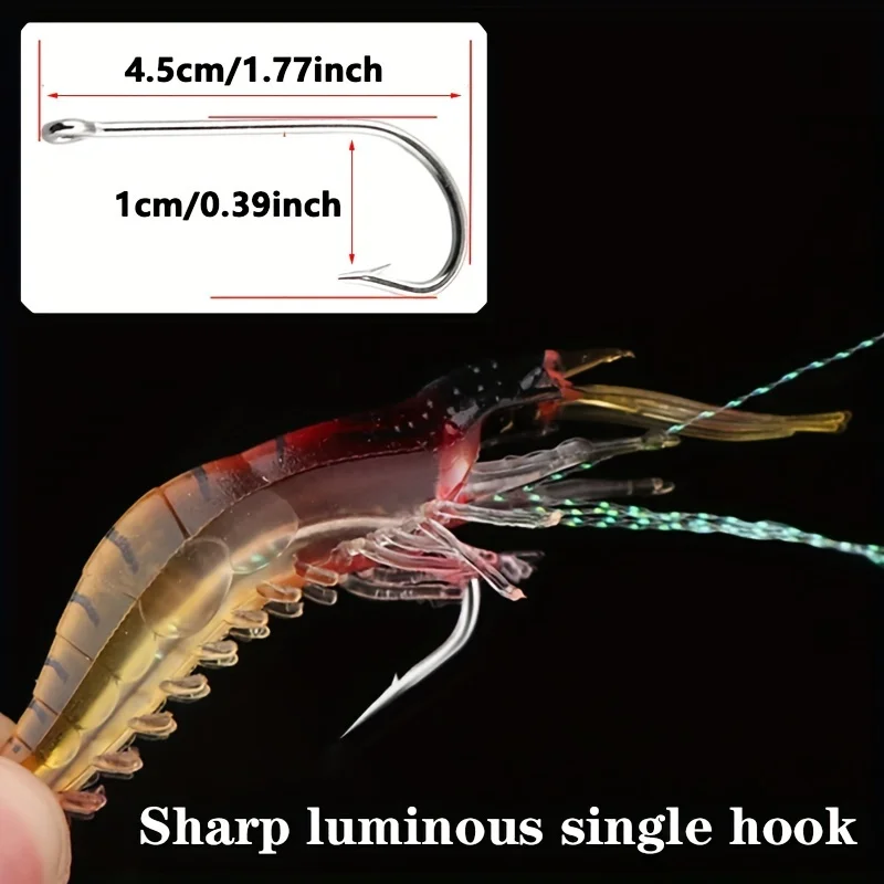 Vinilo Camarón Fosforescente con Giratorio y Cuentas Luminosas - imagen 4