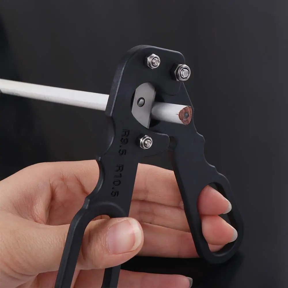 Cortador moldeador de punta de taco, herramienta de reparación de tijera, cabezal de billar de alta resistencia, recortador, cabezal de cuero, puntas de reparación de taco de repuesto - imagen 5